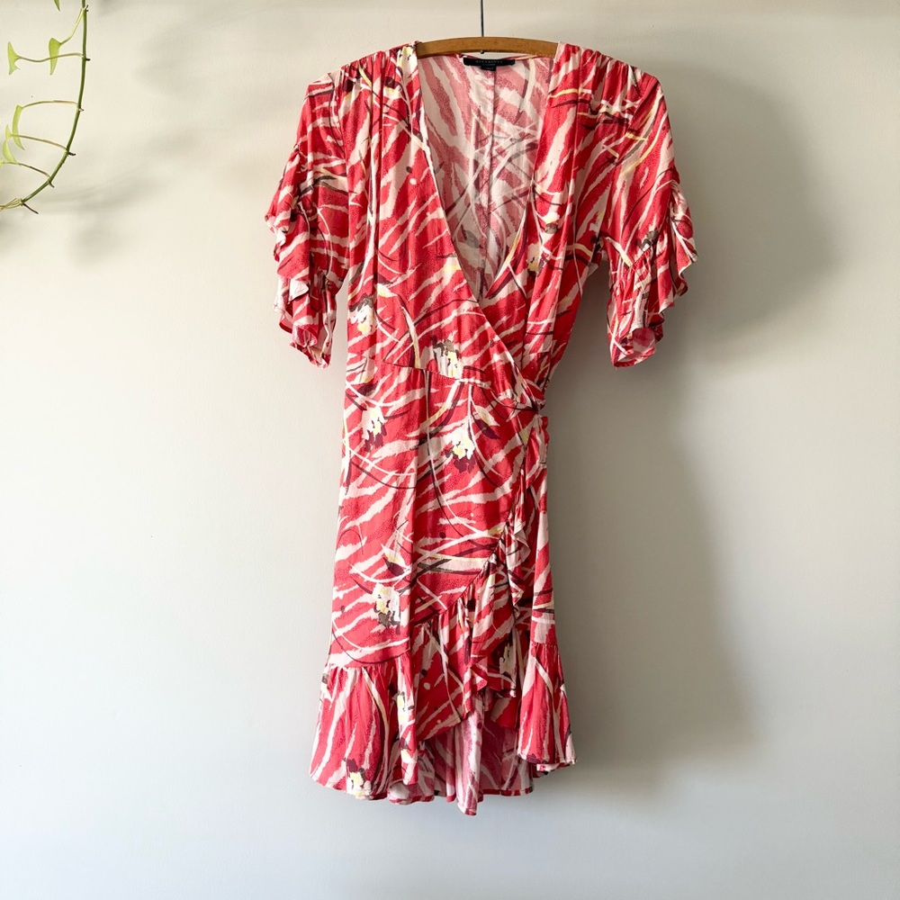 AllSaints Marlow Kazuno Floral Wrap‎ Dress XS